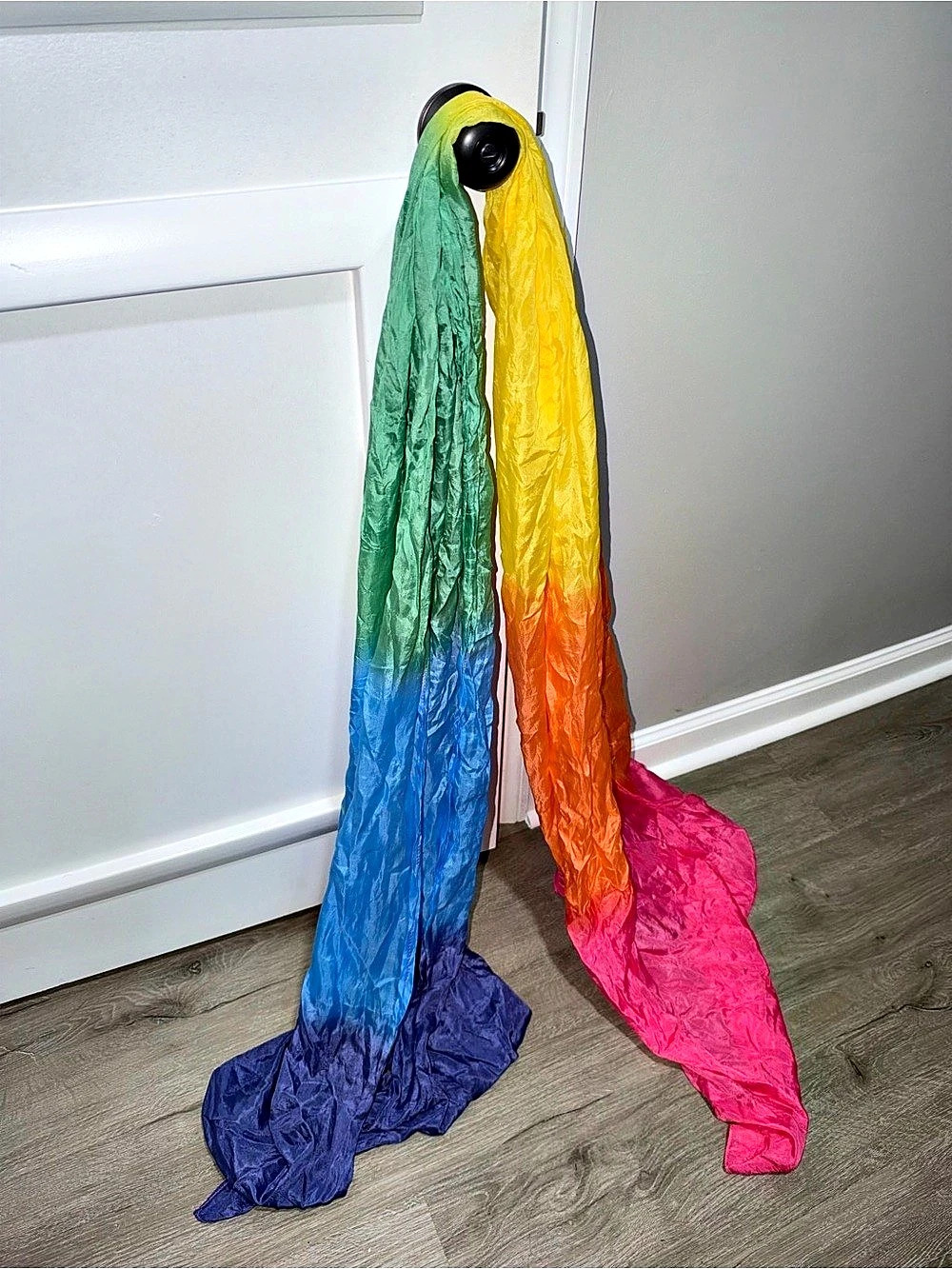 Rainbow Color Block Scarf